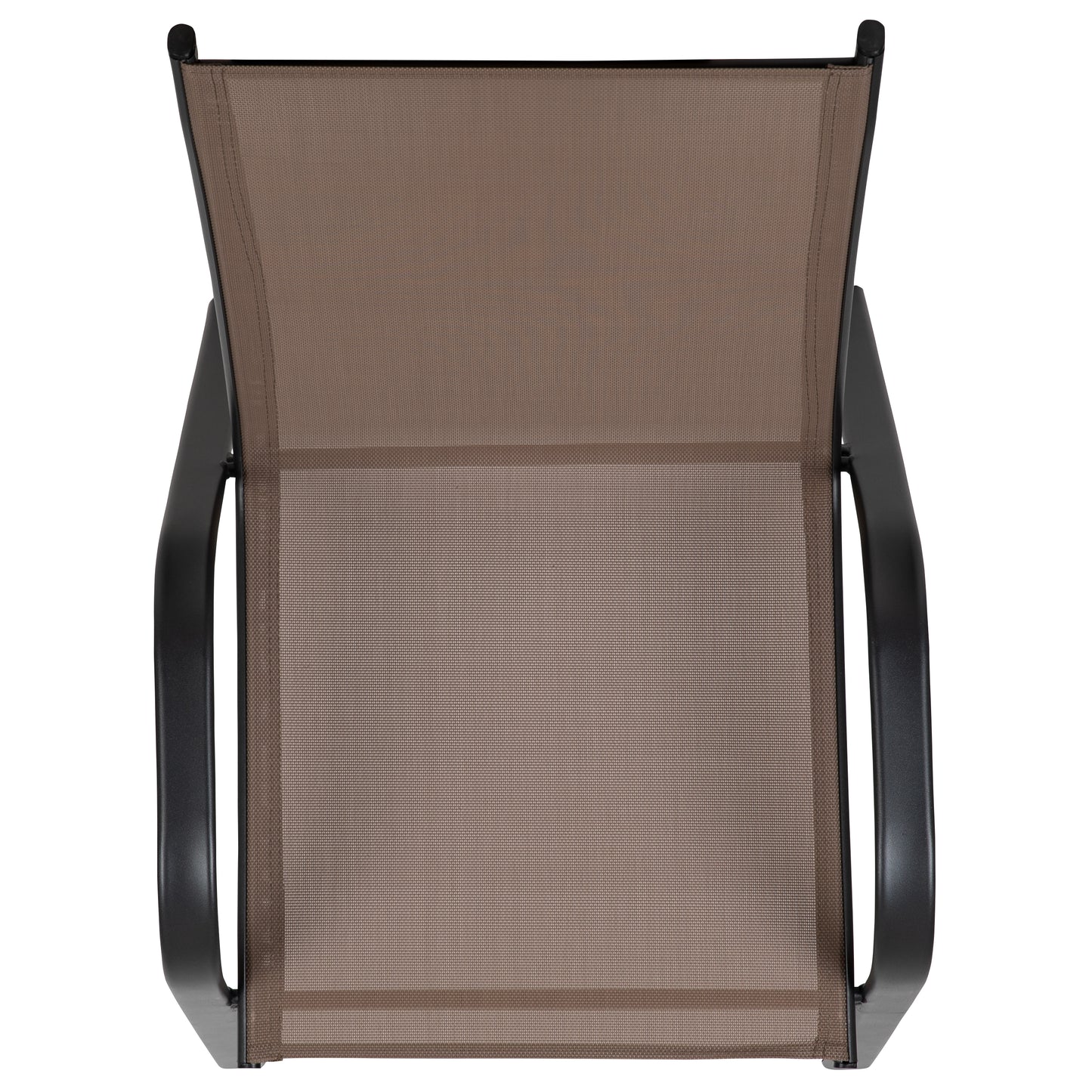 4PK Brown Patio Stack Chair 4-JJ-303C-B-GG