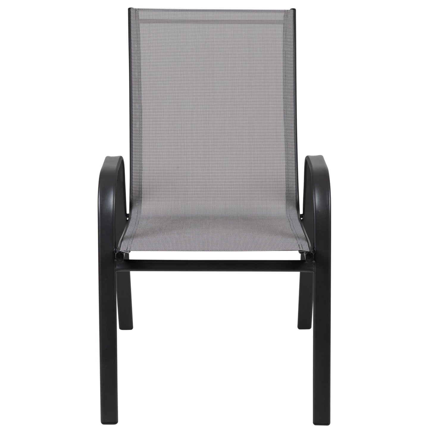 Set of 4 Sling Patio Chairs for Restaurant and Residential Outdoor Spaces