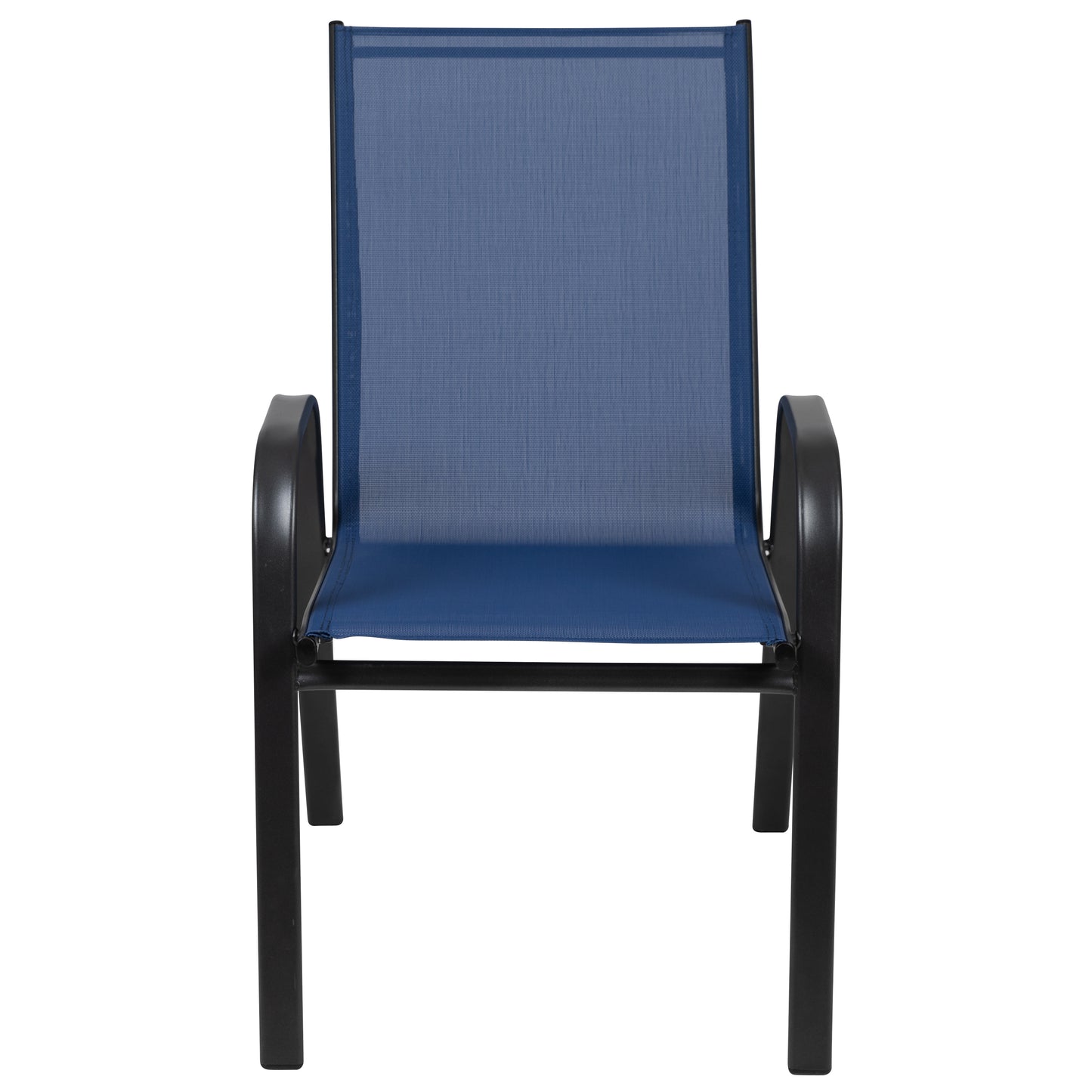 4PK Navy Patio Stack Chair 4-JJ-303C-NV-GG