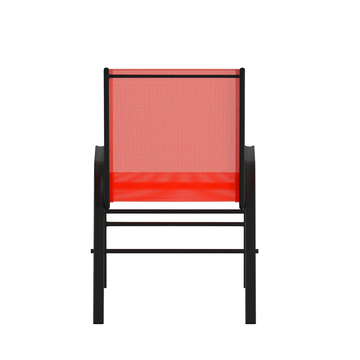 4PK Red Patio Stack Chair 4-JJ-303C-RD-GG