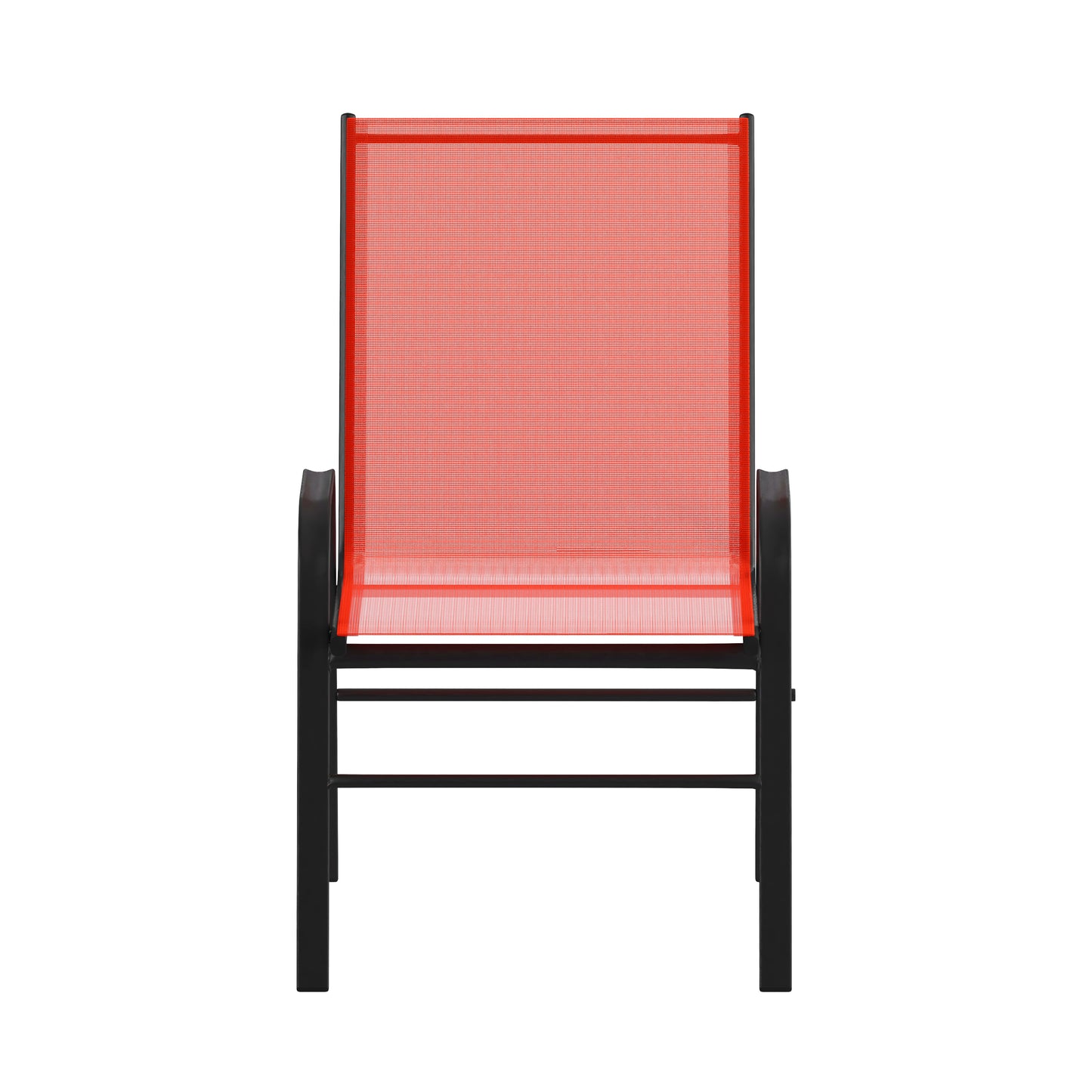 4PK Red Patio Stack Chair 4-JJ-303C-RD-GG