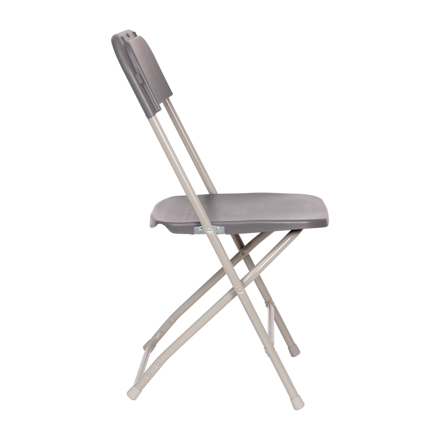 4 Pack Gray Folding Chairs 4-LE-L-3-W-GY-GG