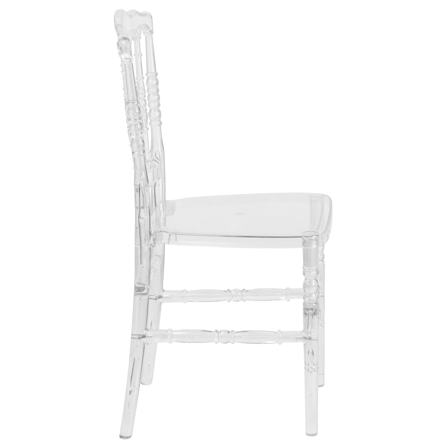 Clear Napoleon Stack Chair BH-H002-CRYSTAL-GG