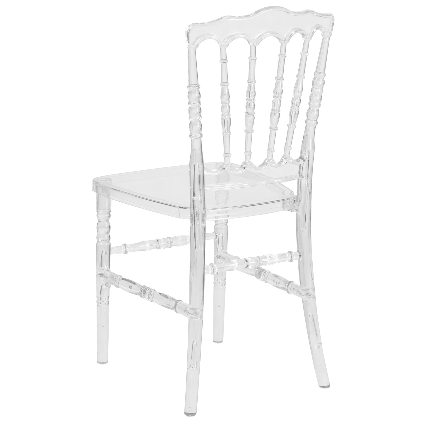 Clear Napoleon Stack Chair BH-H002-CRYSTAL-GG