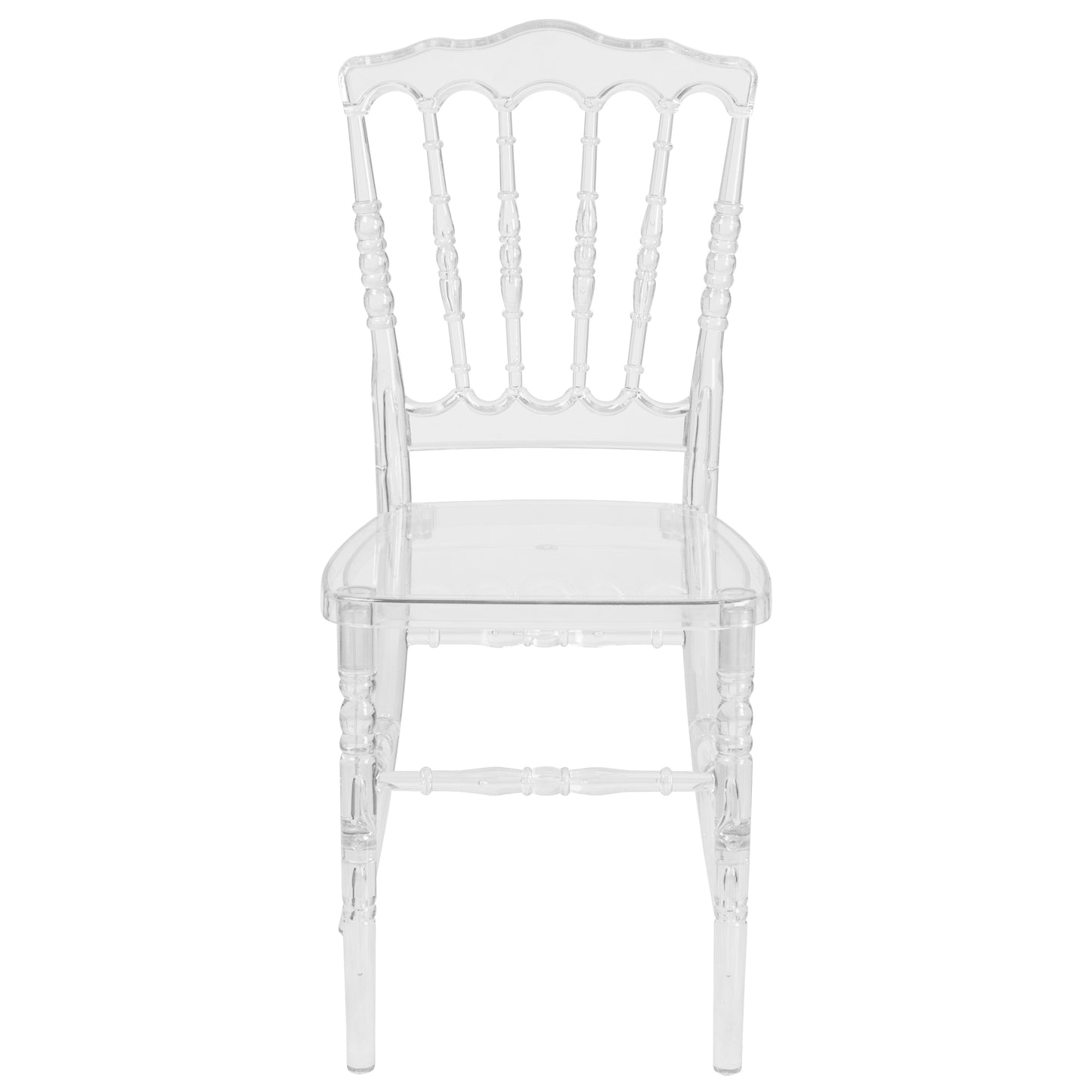 Clear Napoleon Stack Chair BH-H002-CRYSTAL-GG