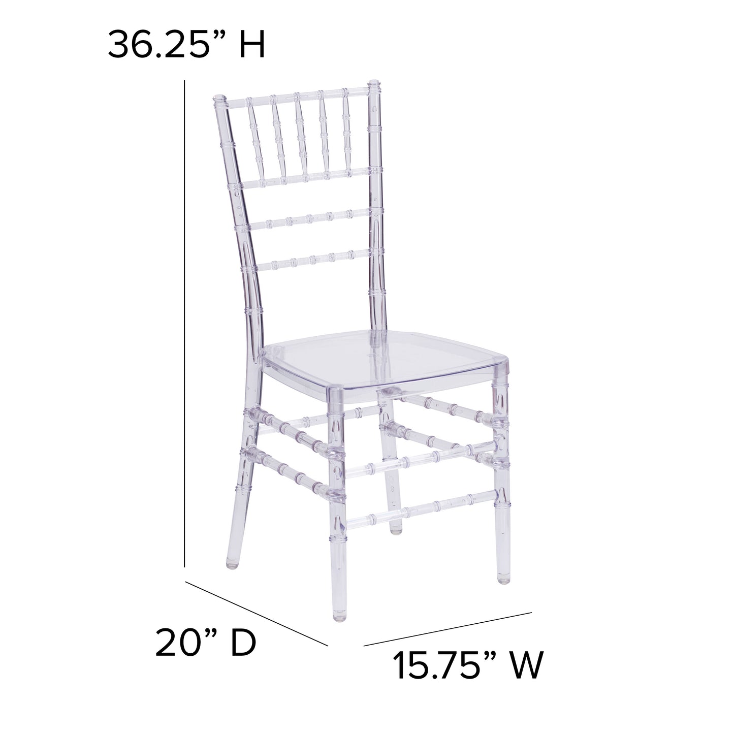 Clear Chiavari Stack Chair BH-ICE-CRYSTAL-GG