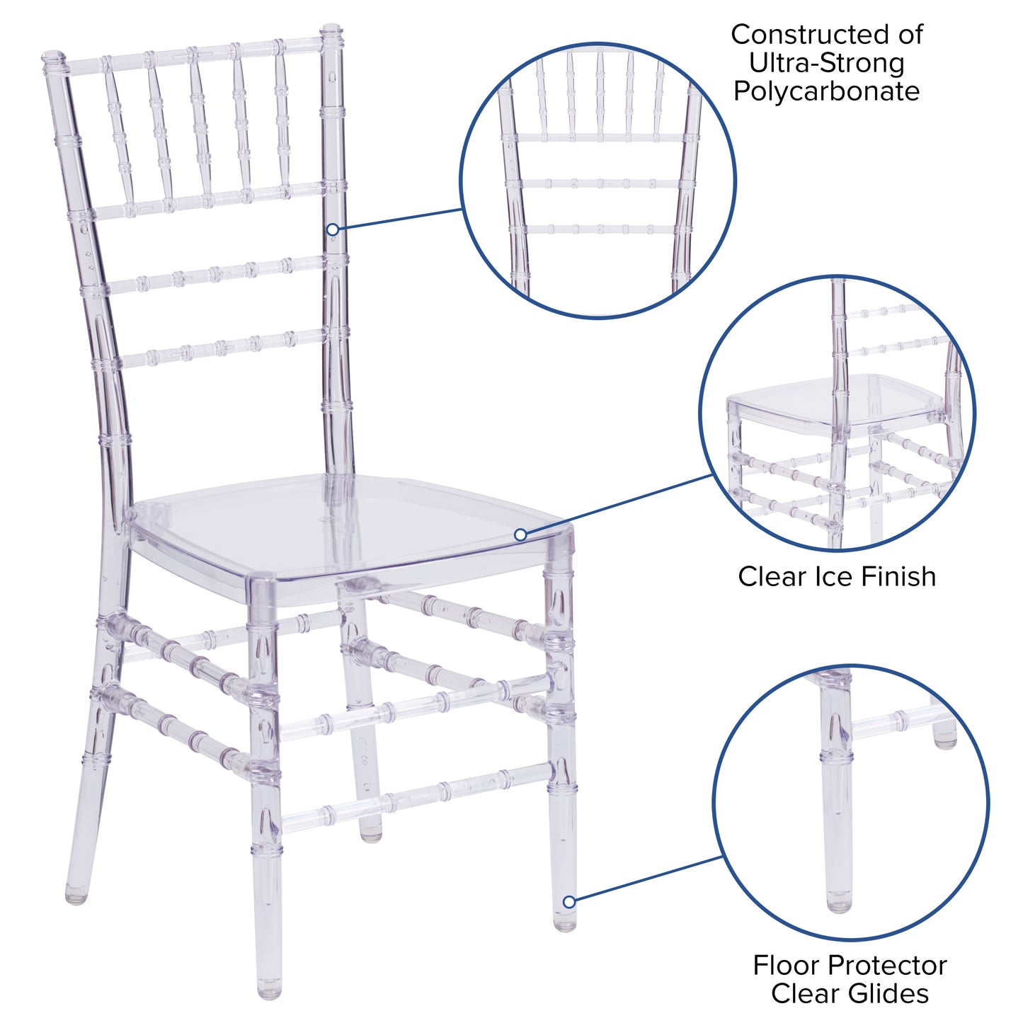 Clear Chiavari Stack Chair BH-ICE-CRYSTAL-GG