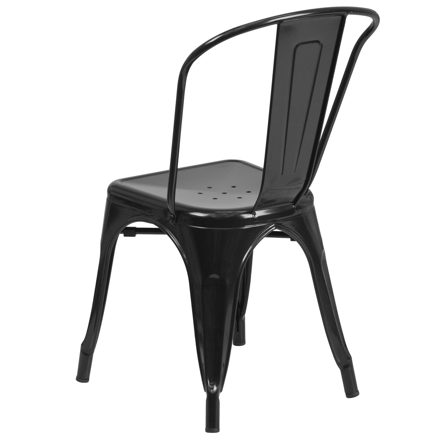 Black Metal Chair CH-31230-BK-GG