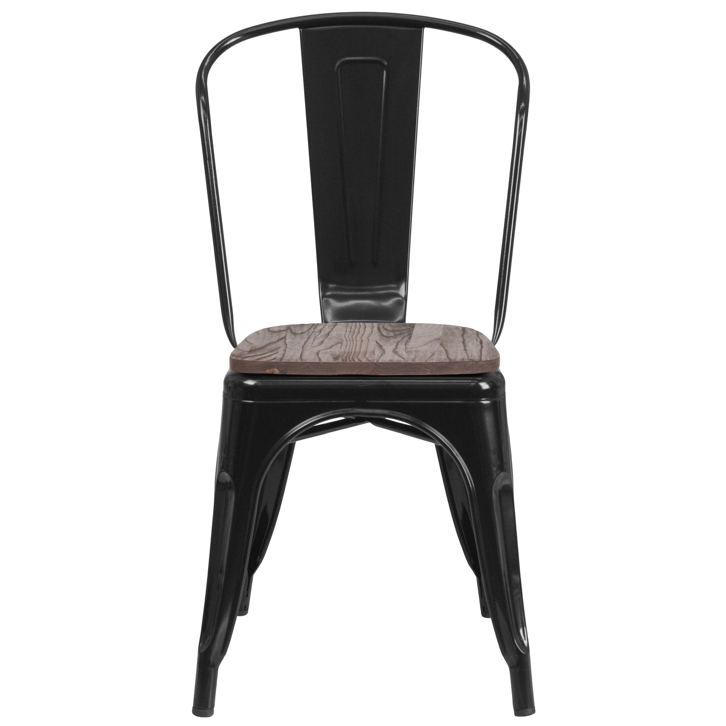 Stackable Metal Dining Chair for Indoor Spaces