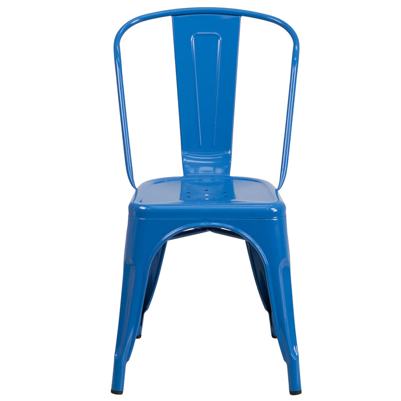 Blue Metal Chair CH-31230-BL-GG