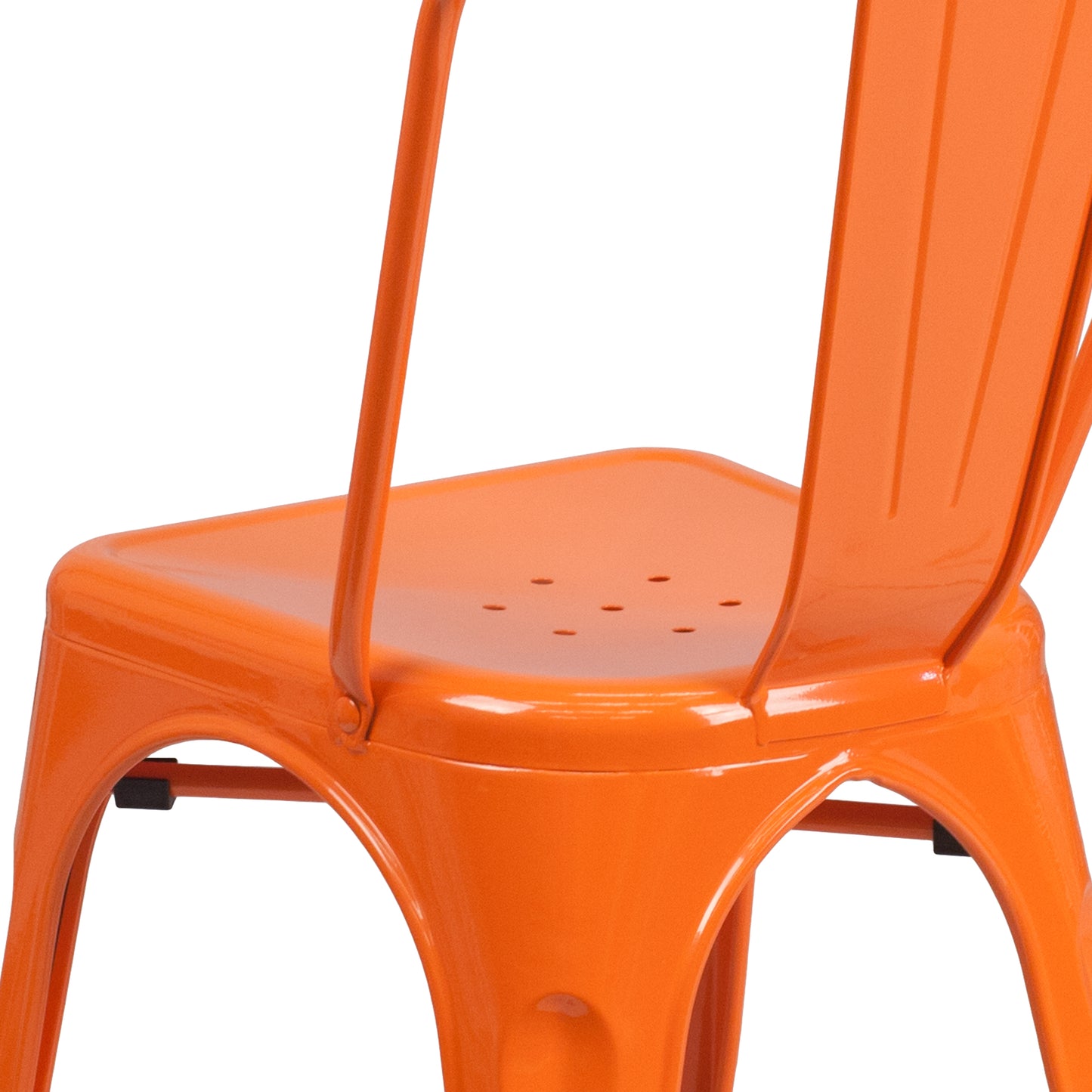 Orange Metal Chair CH-31230-OR-GG