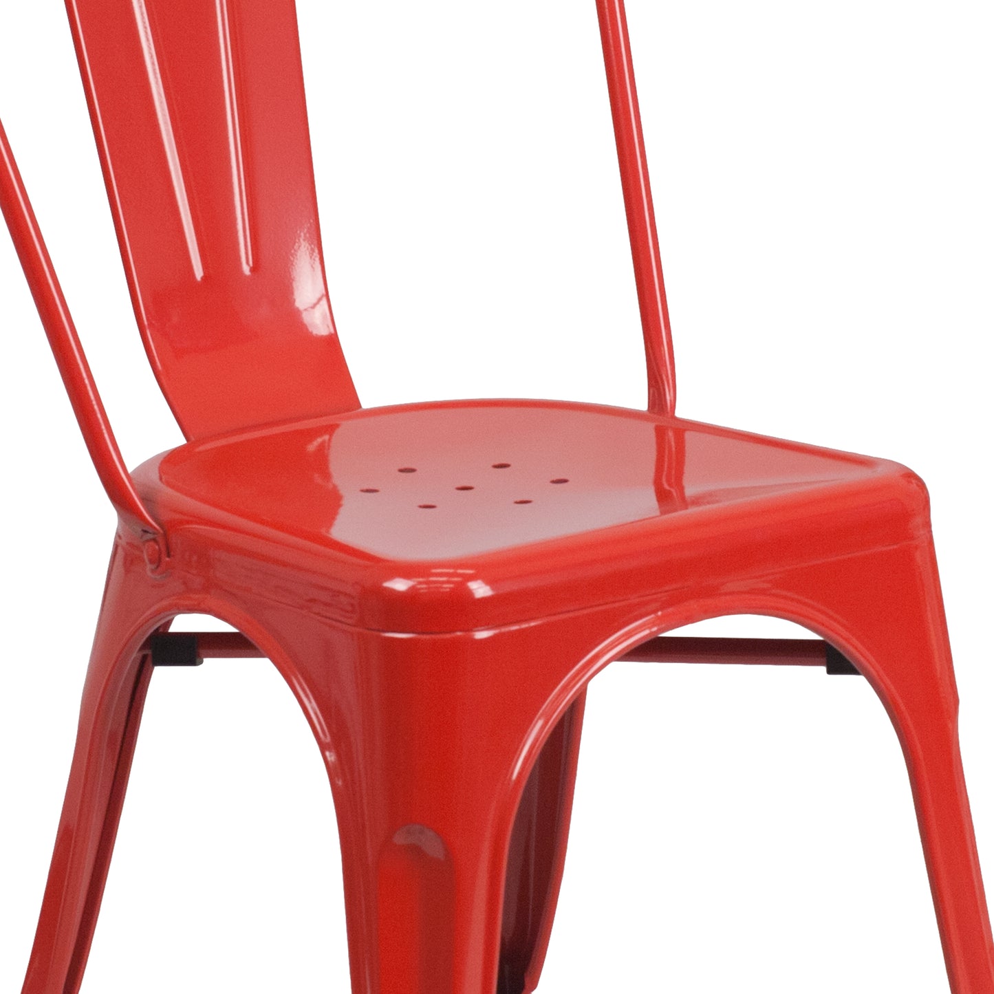 Red Metal Chair CH-31230-RED-GG