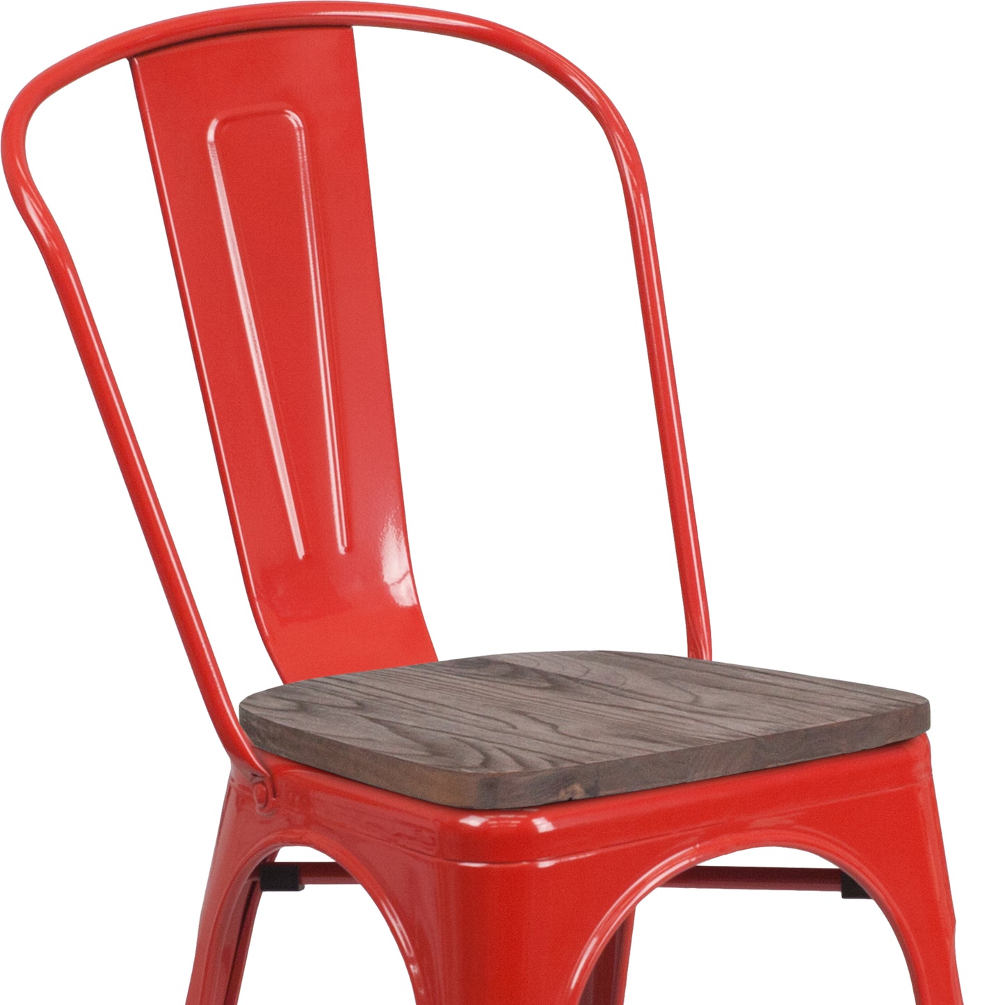 Stackable Metal Dining Chair for Indoor Spaces