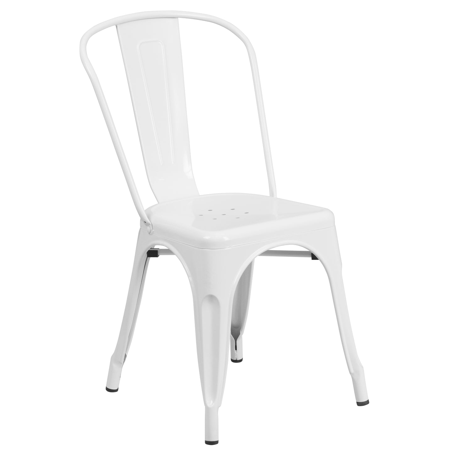 White Metal Chair CH-31230-WH-GG