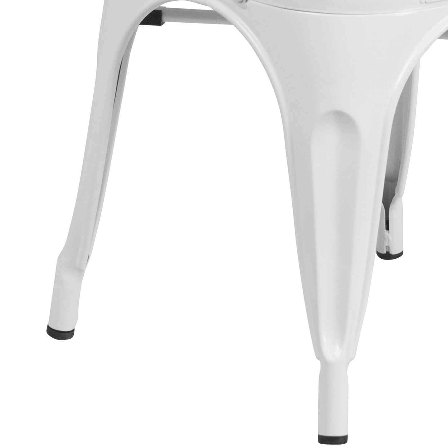 White Metal Chair CH-31230-WH-GG