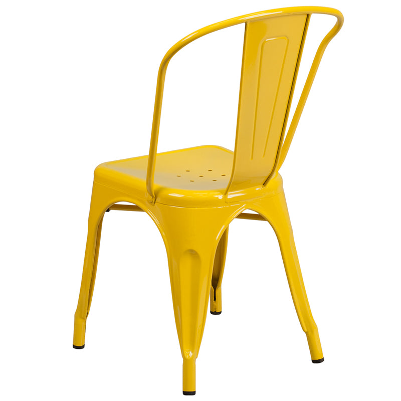 Yellow Metal Chair CH-31230-YL-GG