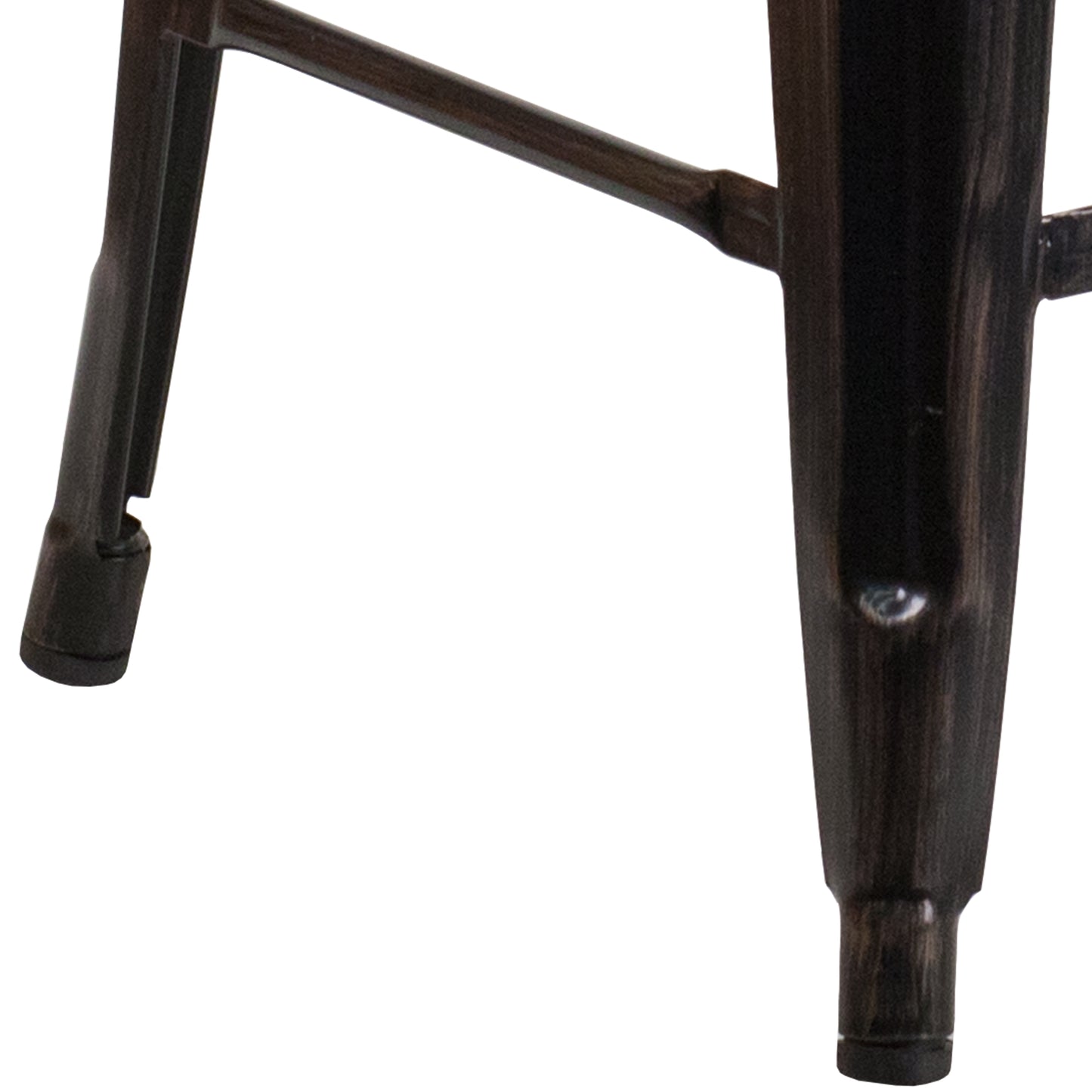 24" Aged Black NoBack Stool CH-31320-24-BQ-GG