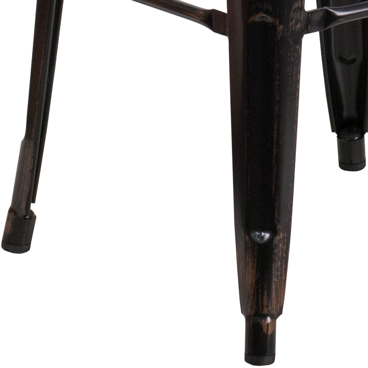 30" Aged Black NoBack Stool CH-31320-30-BQ-GG