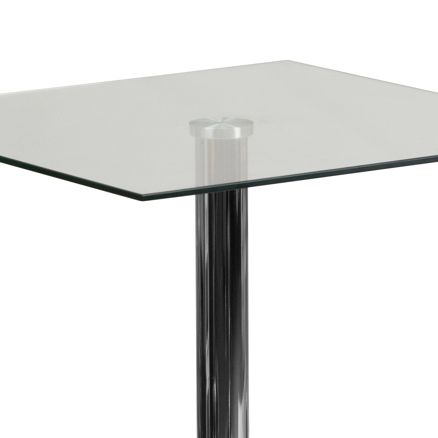 23.75SQ Glass Table-30 Base CH-4-GG