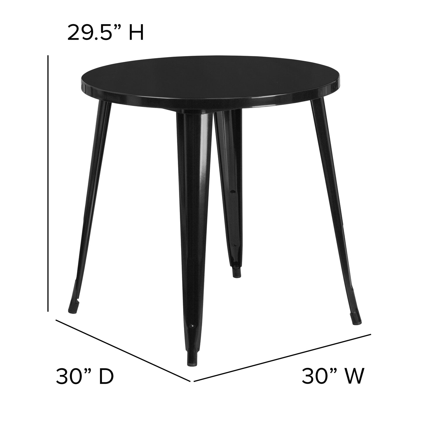 Metal Cafe Table