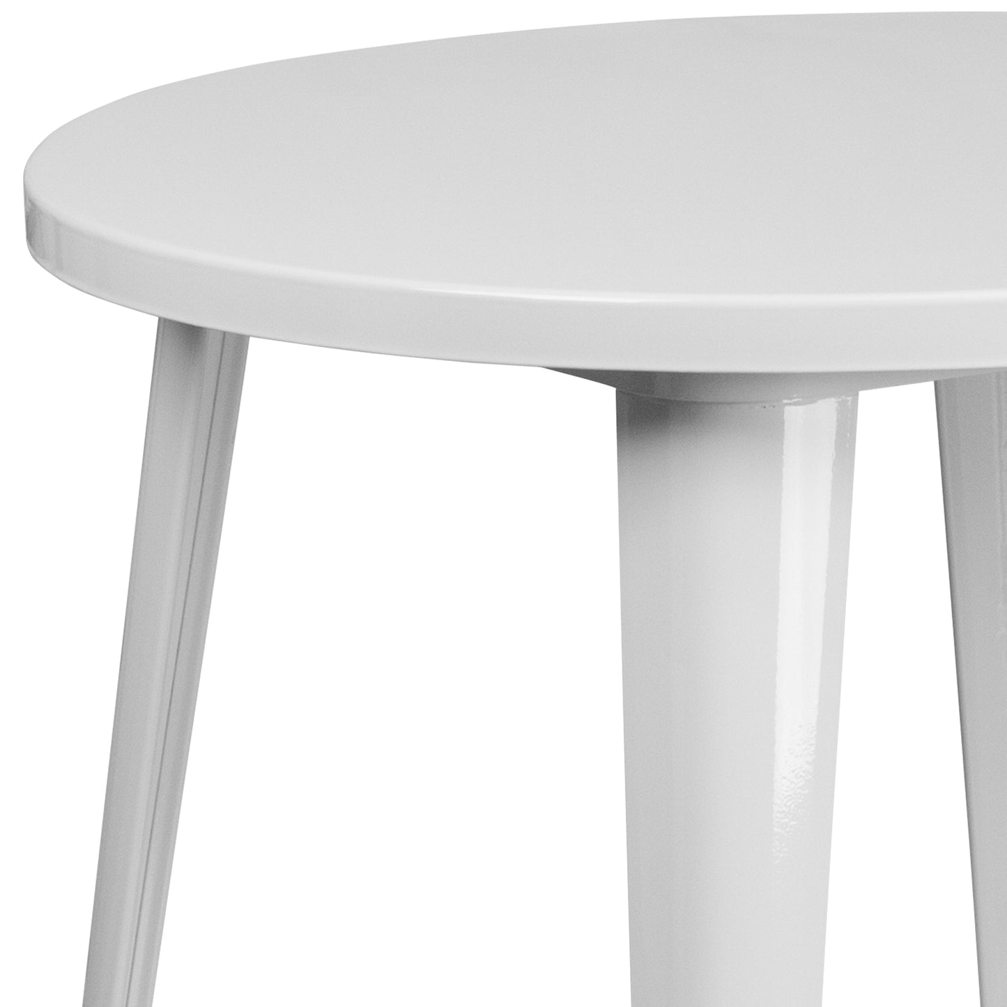 30RD White Metal Table CH-51090-29-WH-GG