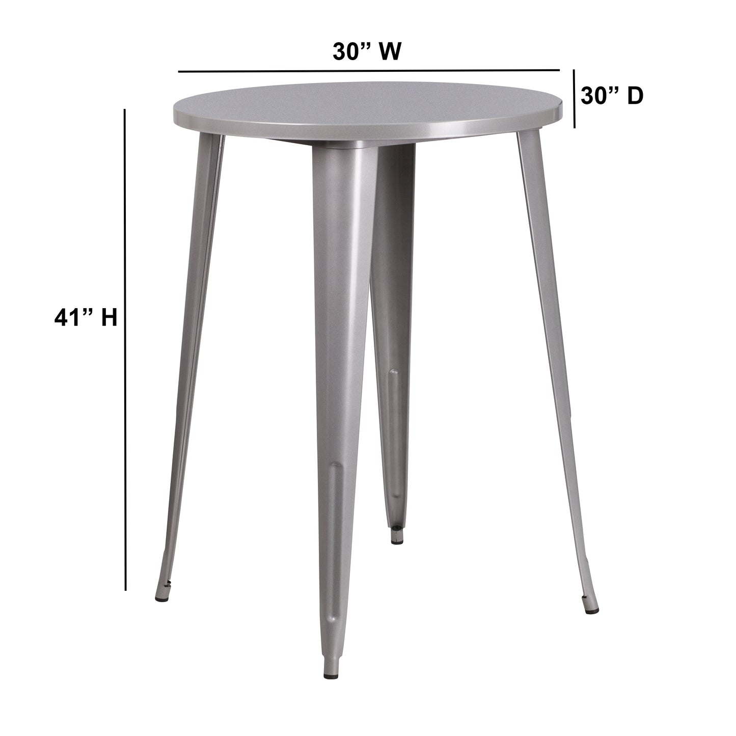 Metal Cafe Bar Table