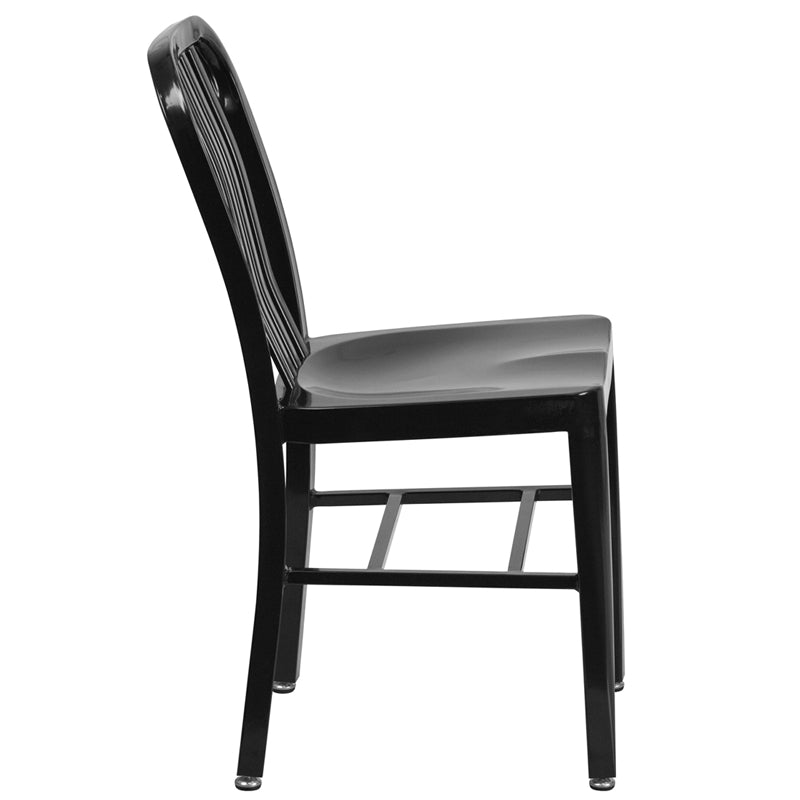 Black Indoor-Outdoor Chair CH-61200-18-BK-GG