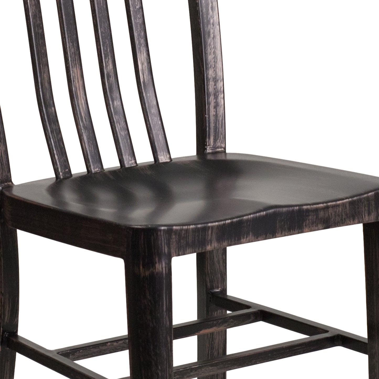 Aged Black Metal Outdoor Chair CH-61200-18-BQ-GG