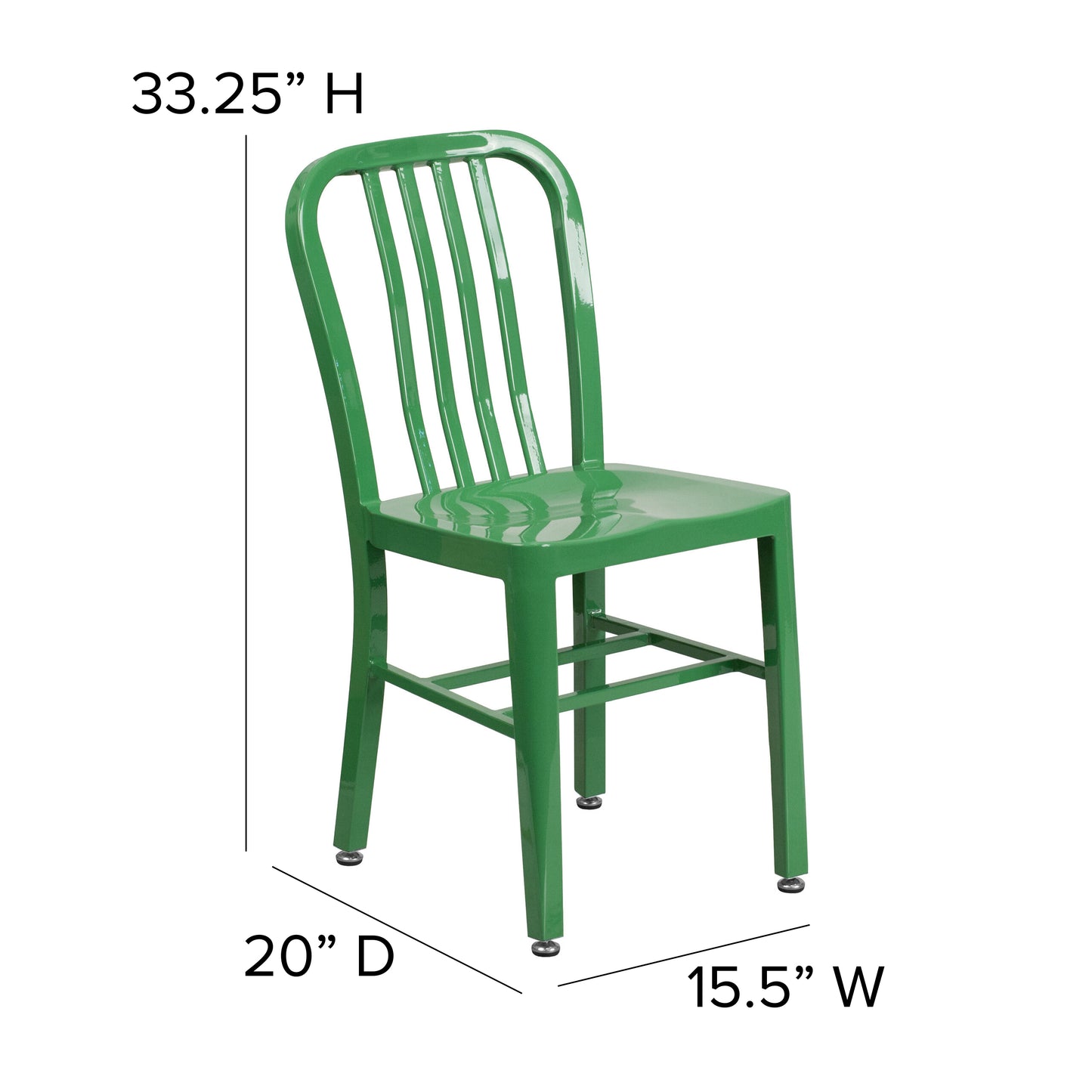 Green Indoor-Outdoor Chair CH-61200-18-GN-GG