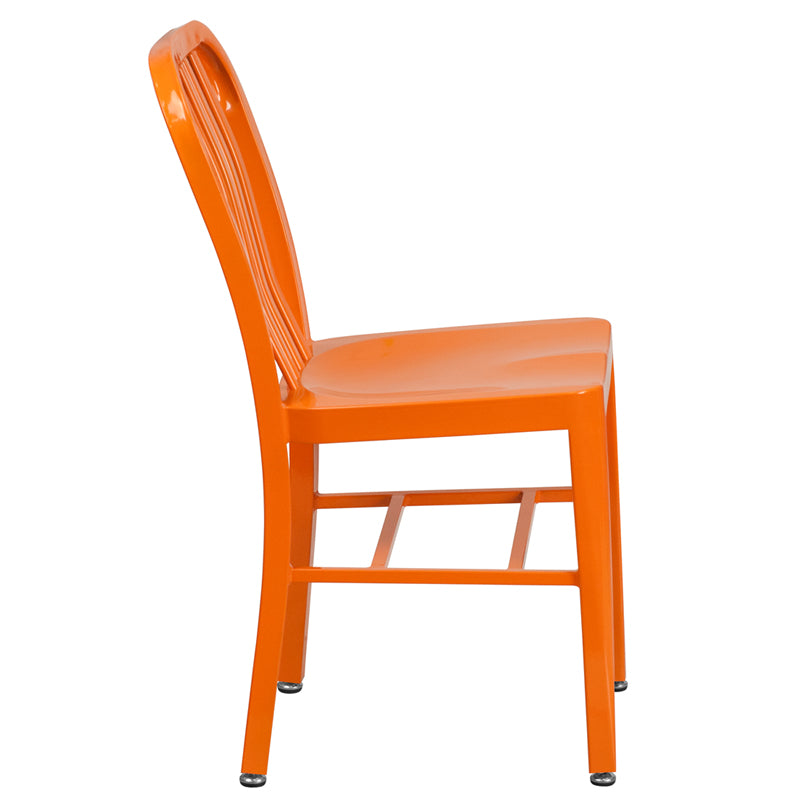 Orange Indoor-Outdoor Chair CH-61200-18-OR-GG