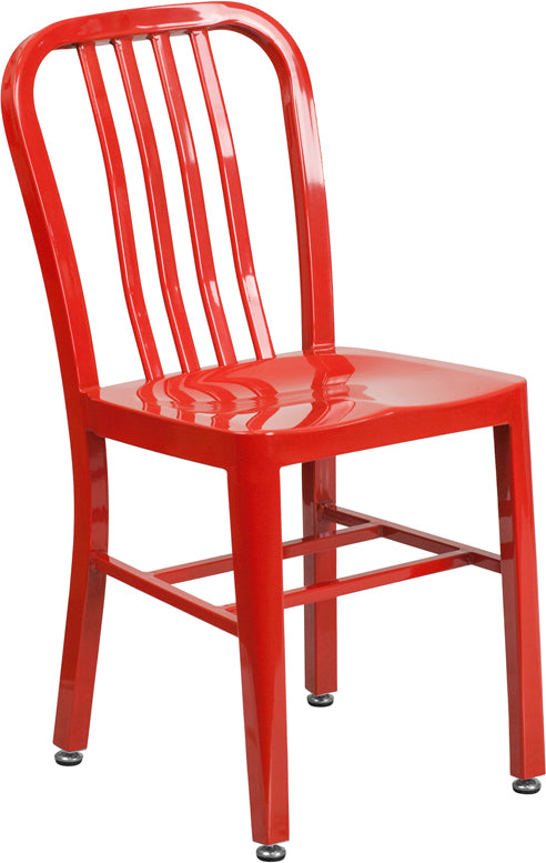 Red Indoor-Outdoor Chair CH-61200-18-RED-GG