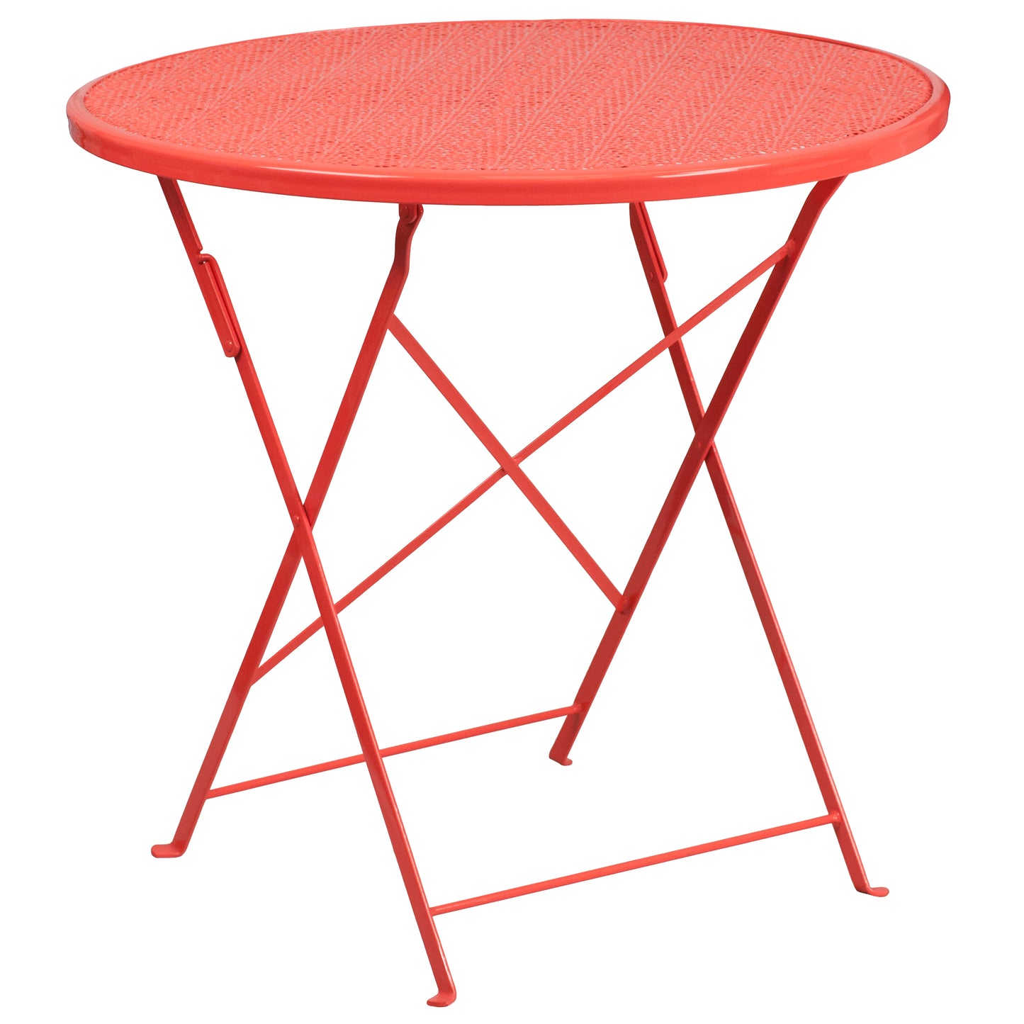 30RD Coral Fold Patio Set CO-30RDF-02CHR2-RED-GG