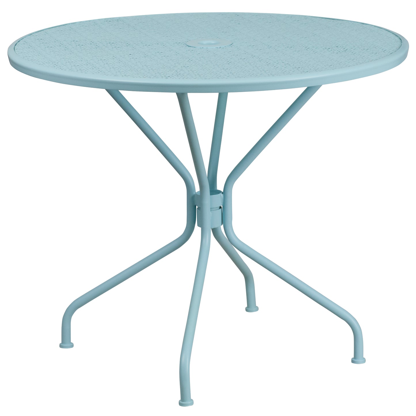 35.25RD Sky Patio Table Set CO-35RD-02CHR2-SKY-GG