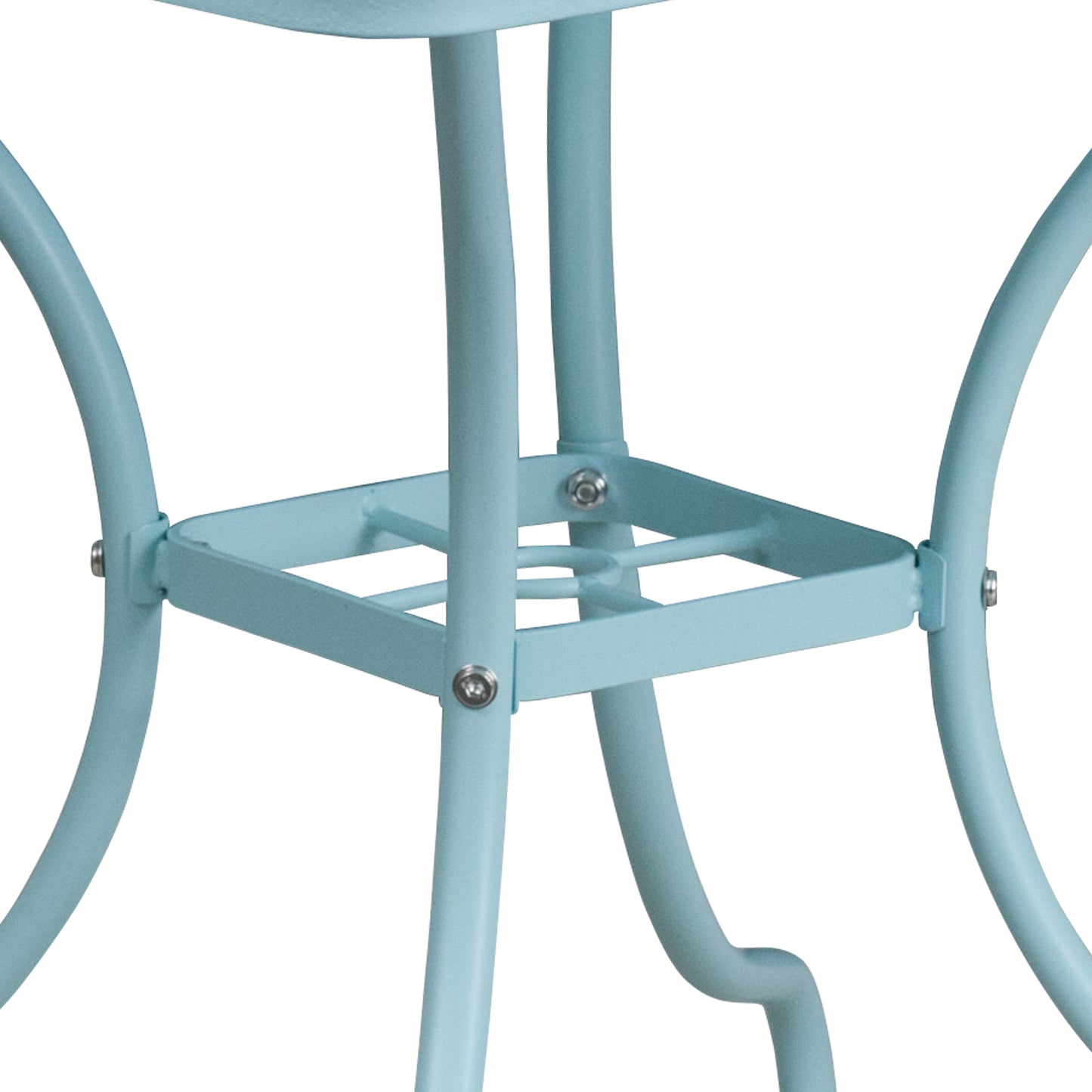 35.5SQ Sky Blue Patio Table CO-6-SKY-GG