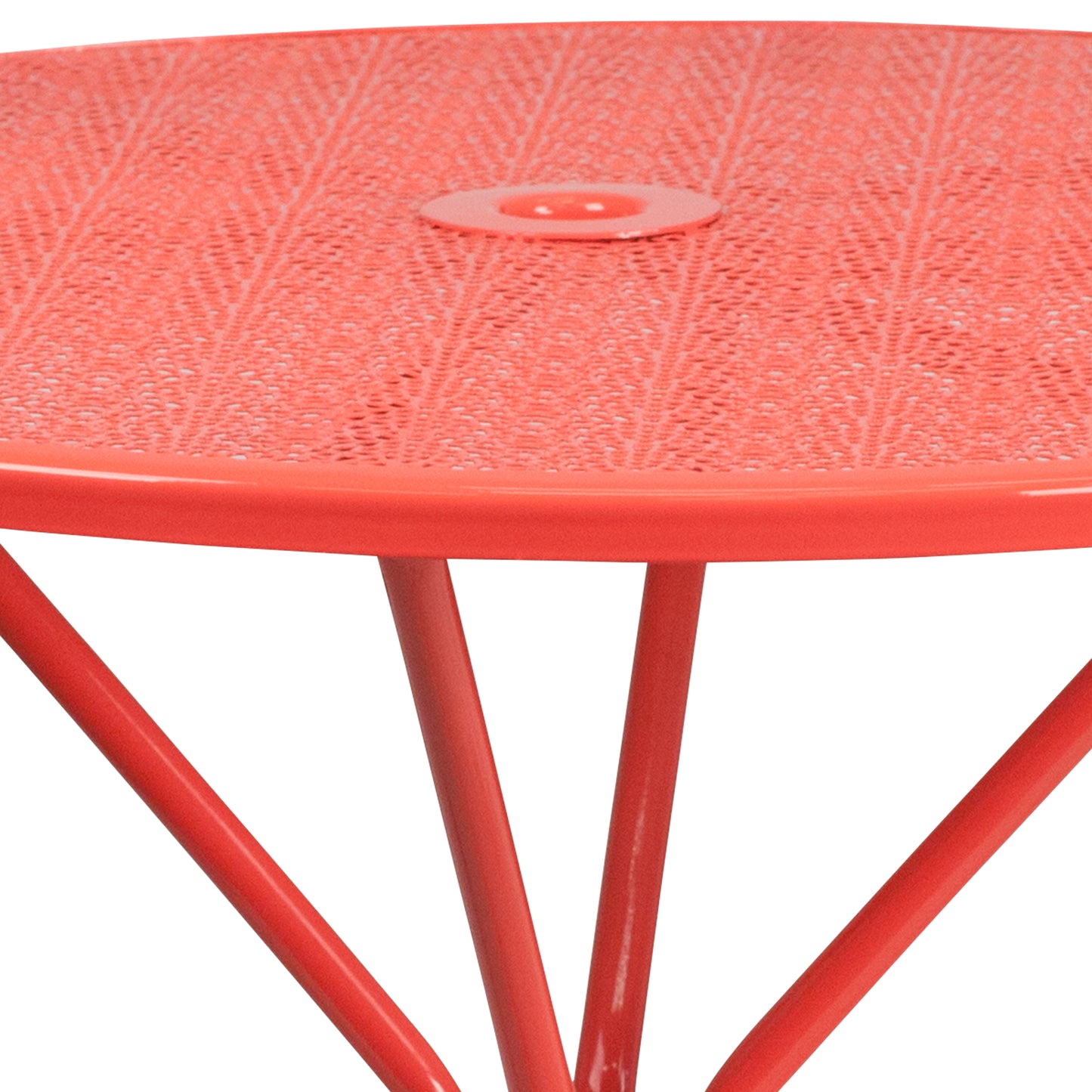 35.25RD Coral Patio Table CO-7-RED-GG