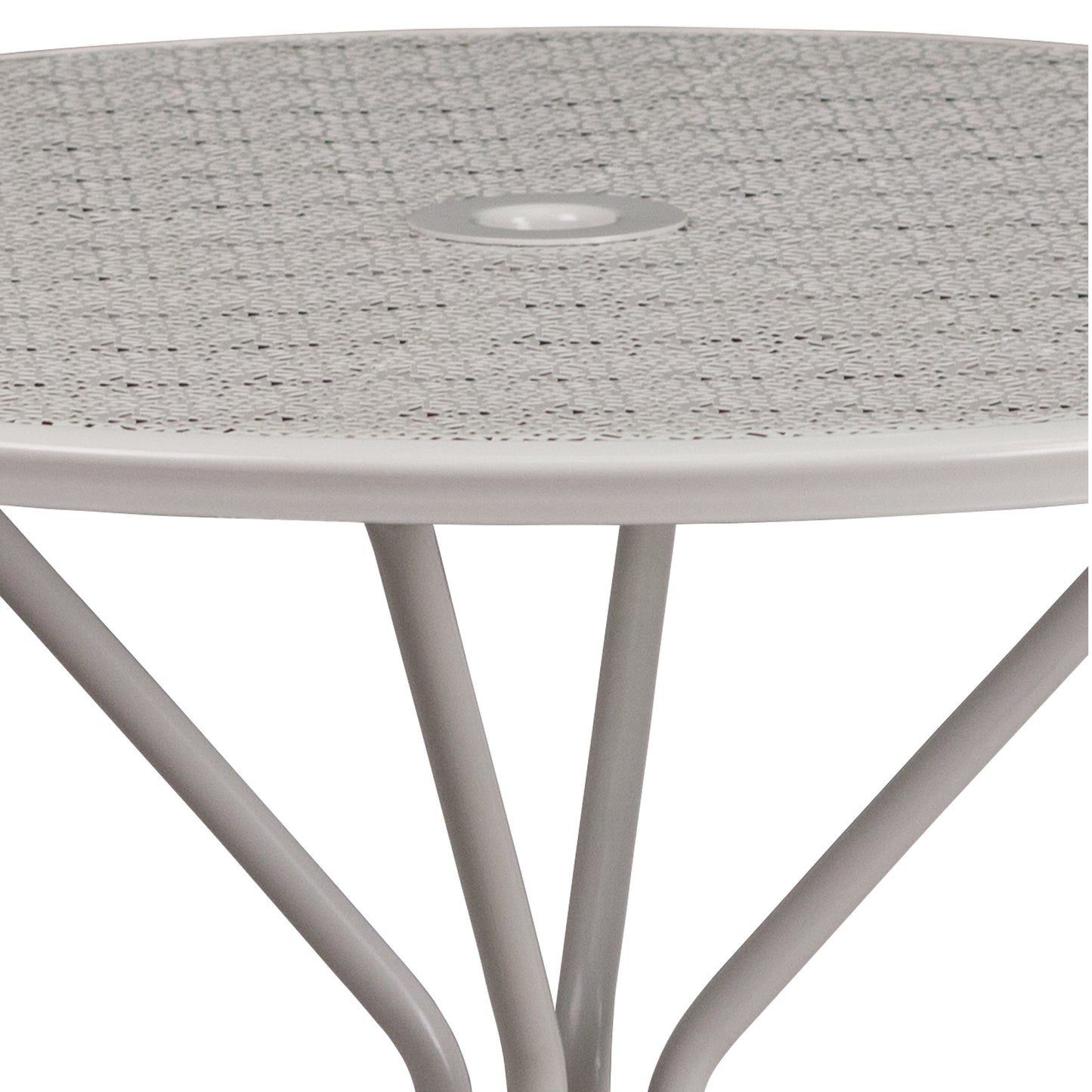 35.25RD Light Gray Patio Table CO-7-SIL-GG