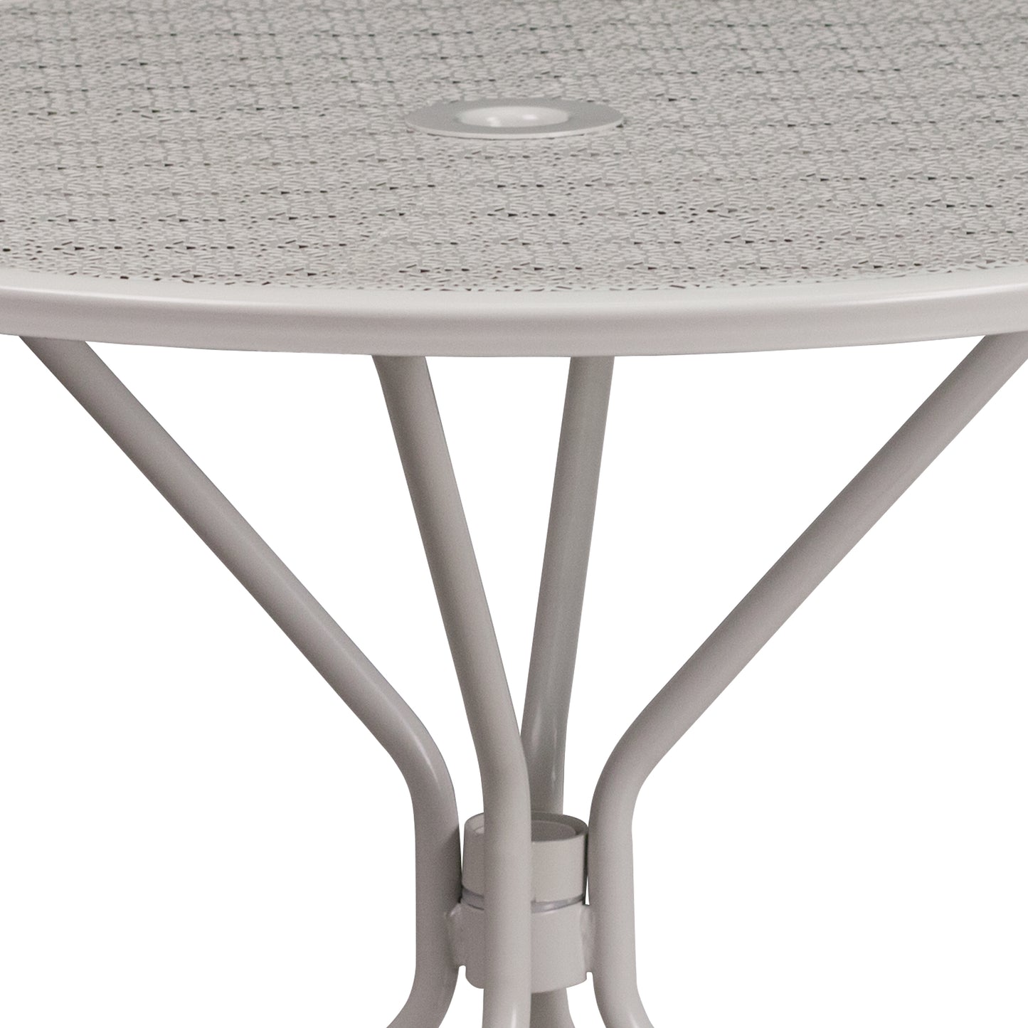 35.25RD Light Gray Patio Table CO-7-SIL-GG