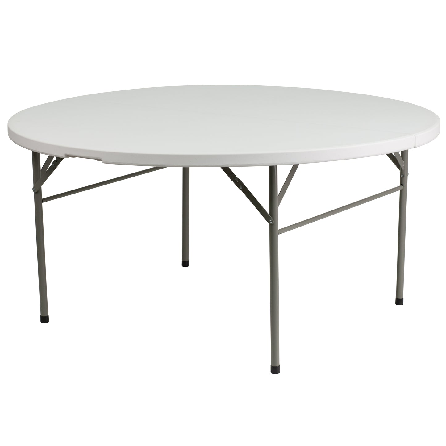 60RD White Bi-Fold Table DAD-154Z-GG