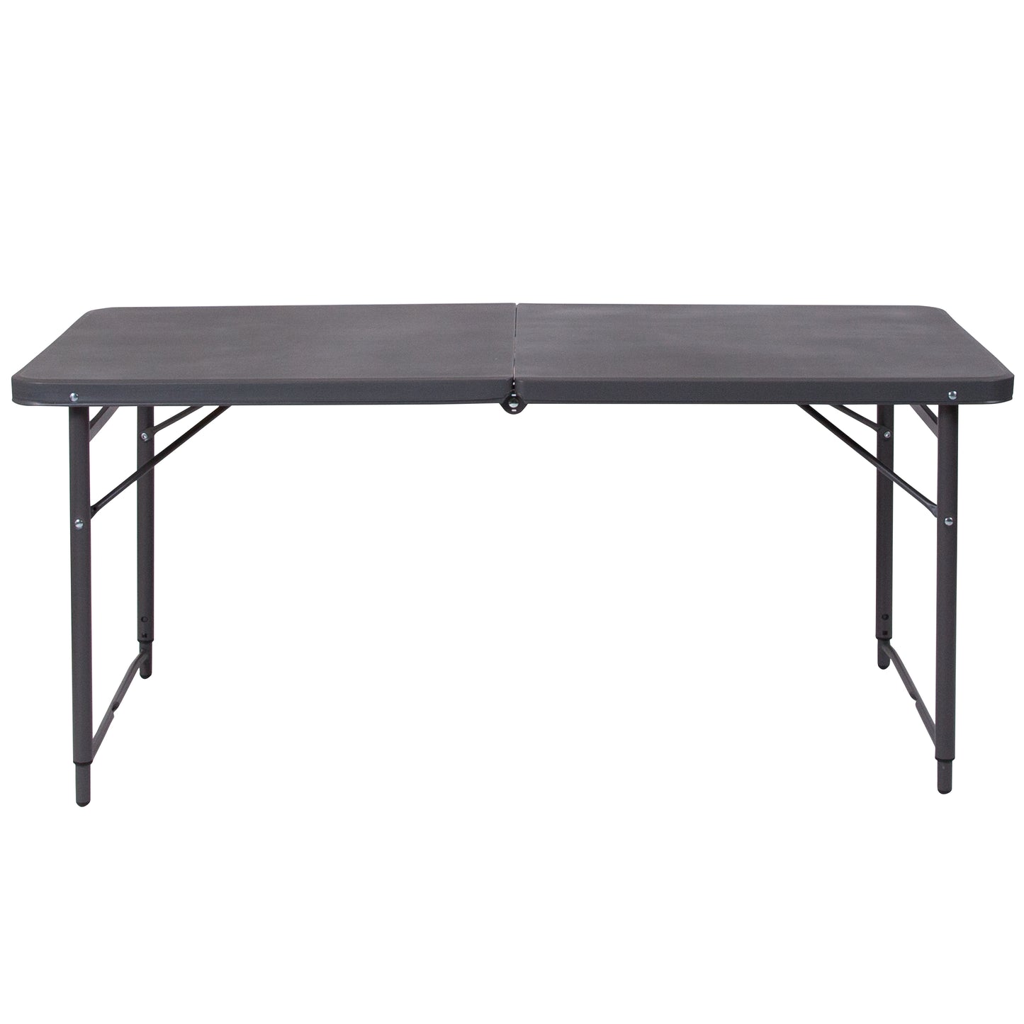 23.5x48.25 Gray Plastic Table DAD-LF-122Z-DG-GG