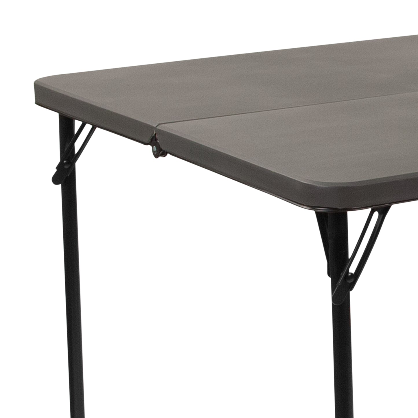 34SQ Gray Plastic Fold Table DAD-LF-86-DG-GG