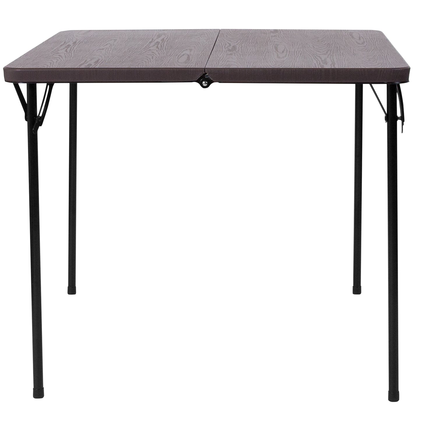 34SQ Brown Plastic Fold Table DAD-LF-86-GG