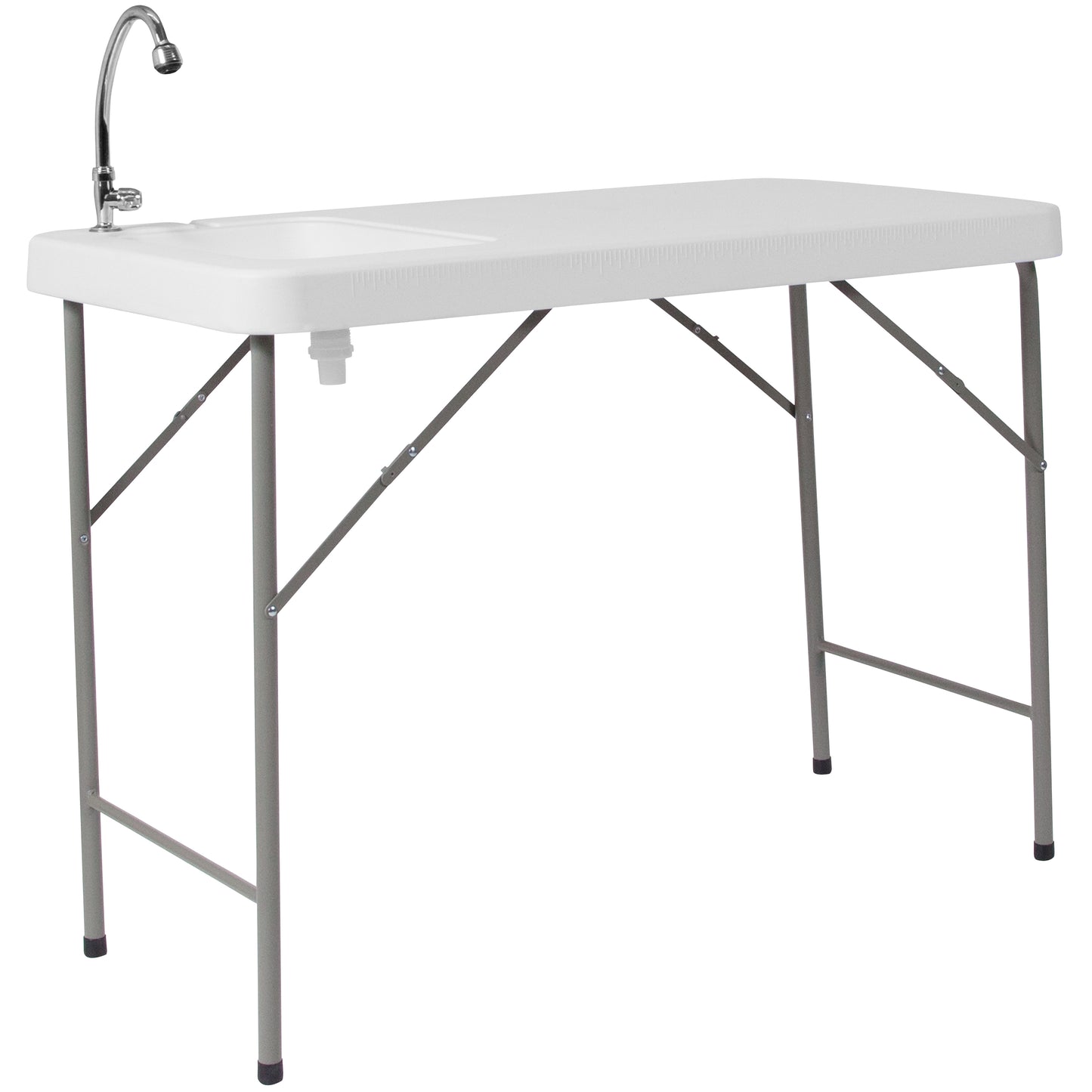 23x45 White Fold Table/Sink DAD-PYZ-116-GG