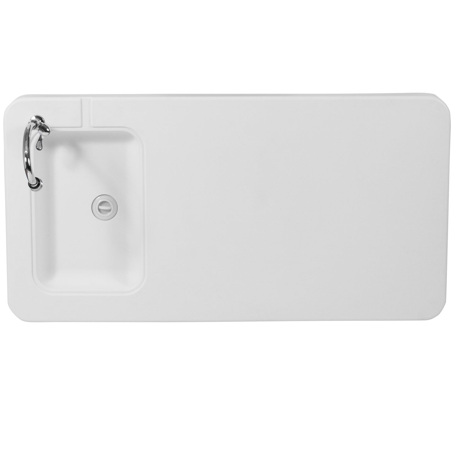 23x45 White Fold Table/Sink DAD-PYZ-116-GG