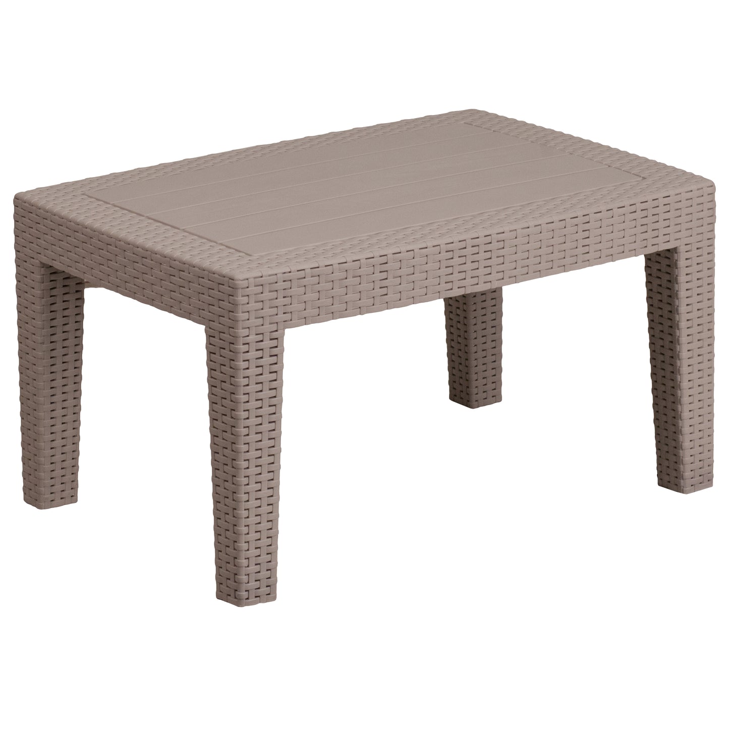 Light Gray Rattan Coffee Table DAD-SF2-T-GG