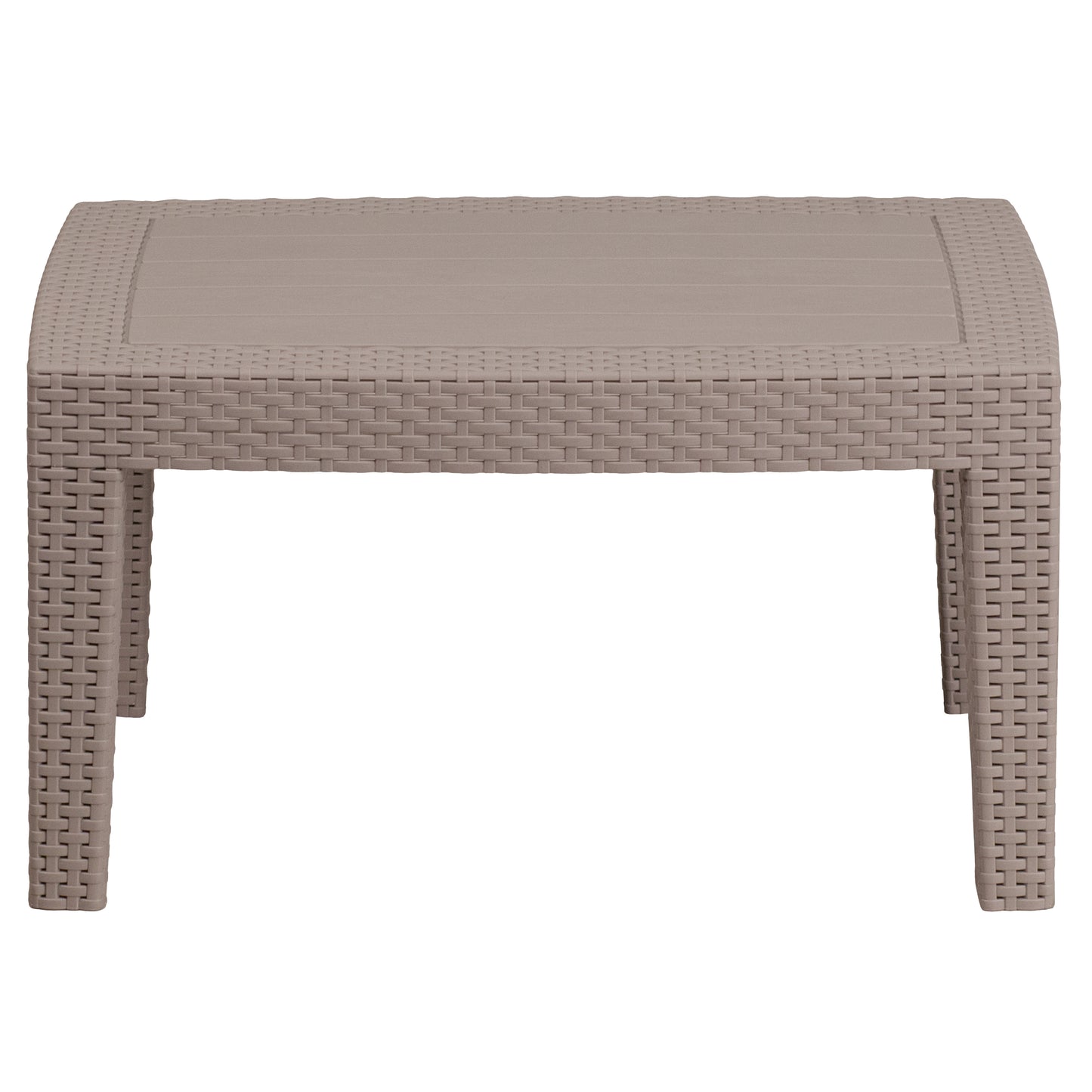 Light Gray Rattan Coffee Table DAD-SF2-T-GG