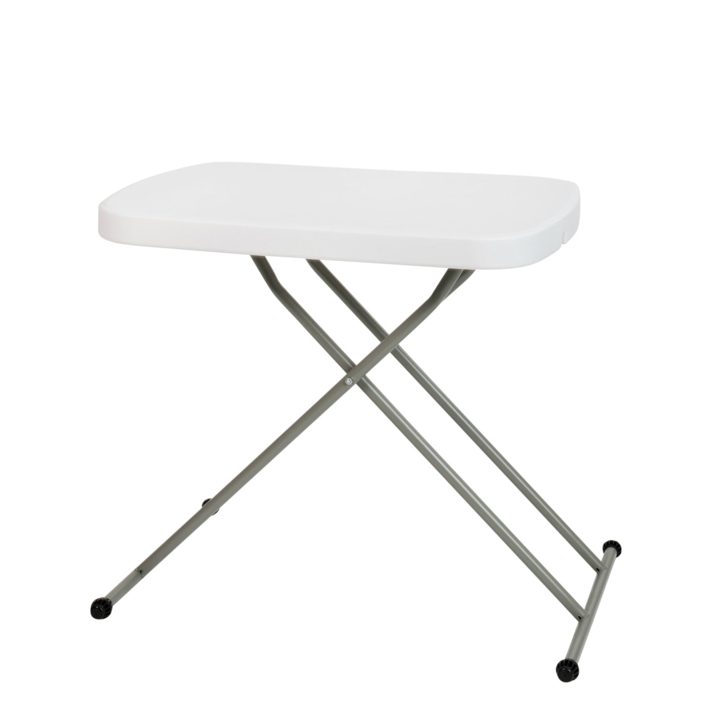 White Folding Adjustable Table DAD-YCZ-66X-GW-GG