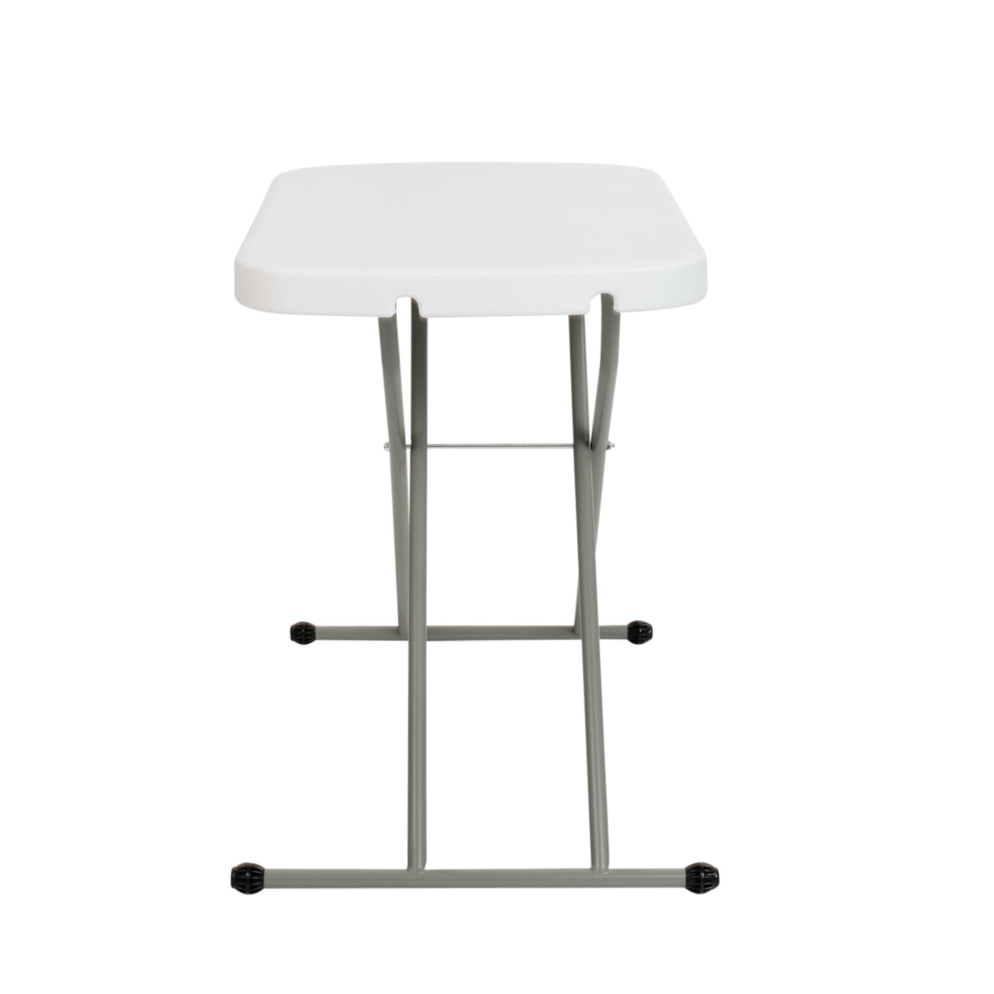 White Folding Adjustable Table DAD-YCZ-66X-GW-GG