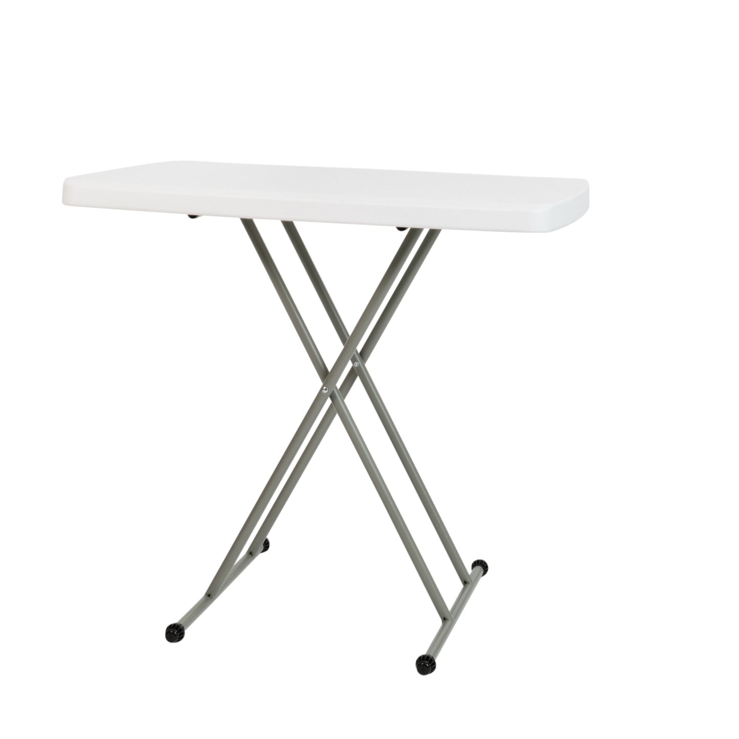 White Folding Adjustable Table DAD-YCZ-76X-GW-GG