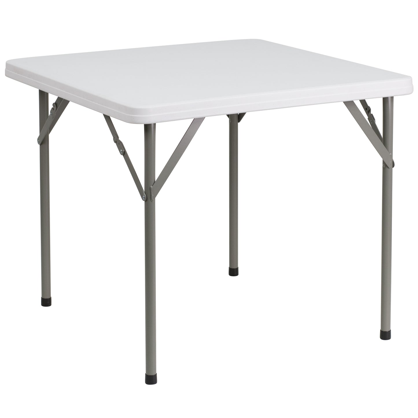 34SQ White Plastic Fold Table DAD-YCZ-86-GG