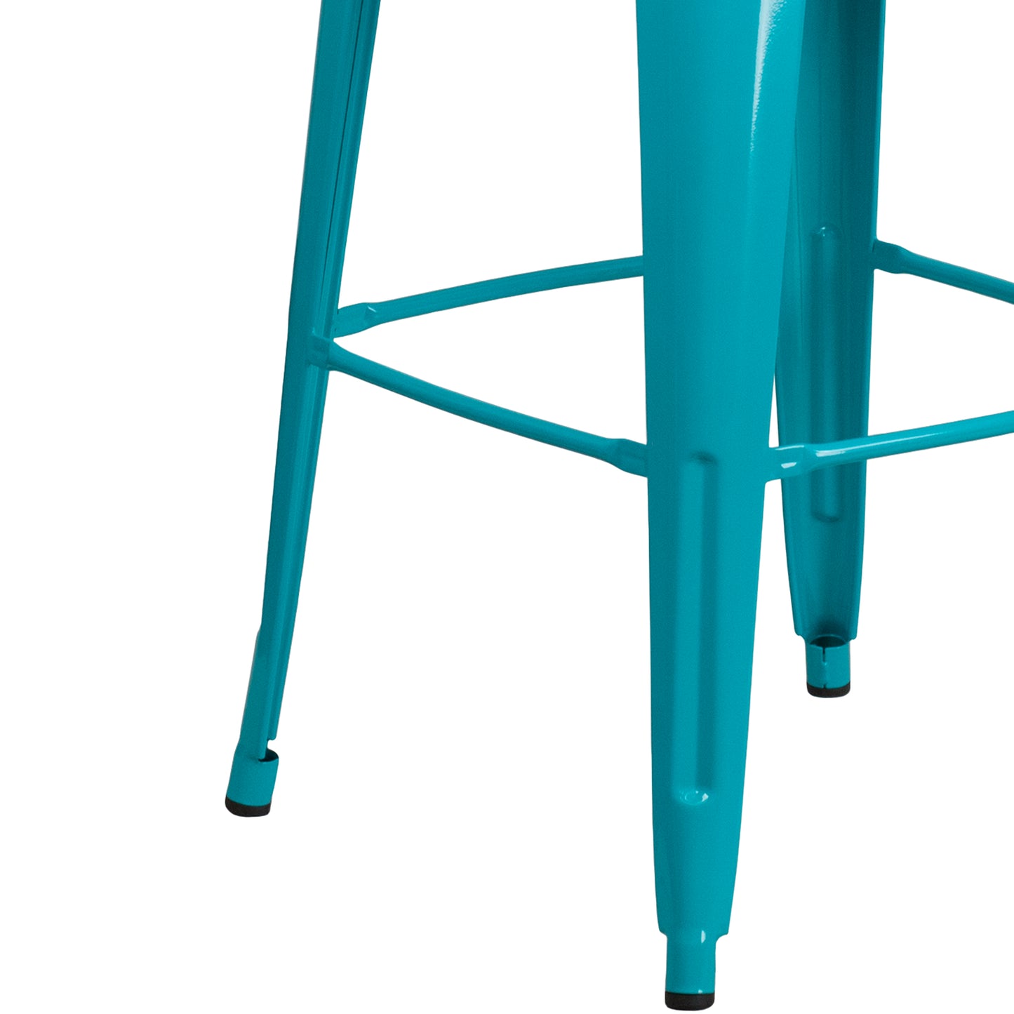 30" Teal Metal Outdoor Stool ET-3534-30-CB-GG